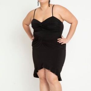 NWT Eloquii Gather Bodice Sweetheart Dress